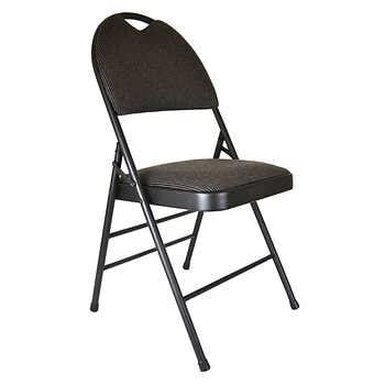 elite fabric padded metal folding chair|costco metal folding chair.